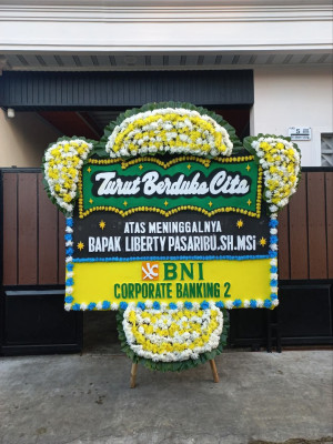 Papan Bunga Duka di Tegal